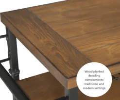 Patrick 2-Tier Wood & Metal Wine Cart -Walker Edison Shop 810543090 A0 10