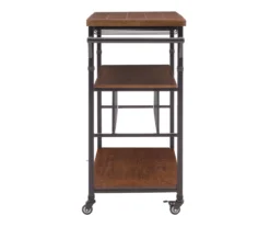 Patrick 2-Tier Wood & Metal Wine Cart -Walker Edison Shop 810543090 A1 3