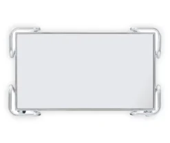 Hampton Silver 2-Shelf Rolling Steel Bar Cart -Walker Edison Shop 810543098 5