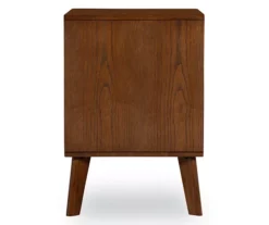 Shay Walnut 2-Drawer Wood Nightstand -Walker Edison Shop 810543116 4