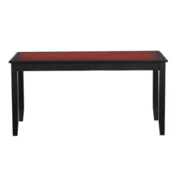 Shirley Black Cherry Transitional Wood Coffee Table -Walker Edison Shop 810543142 4