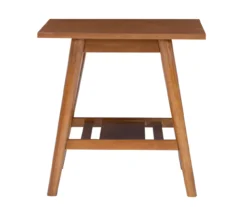 Presley Brown 2-Tier Slatted Wood End Table -Walker Edison Shop 810543147 A2 5