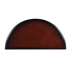 Shirley Black Cherry Transitional Wood Demi Lune Console Table -Walker Edison Shop 810543150 7