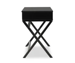 Kari Black Lift-Top Campaign Desk 6 Kari Black Lift-Top Campaign Desk -Walker Edison Shop 810543173 4