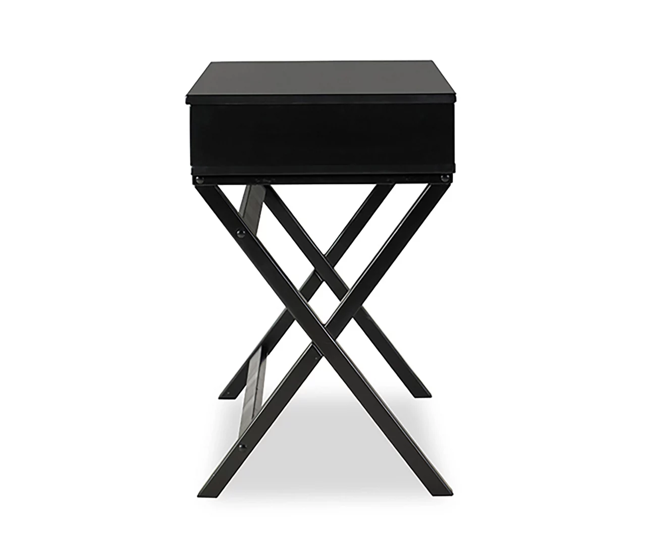 Kari Black Lift-Top Campaign Desk 3 Kari Black Lift-Top Campaign Desk - Image 3