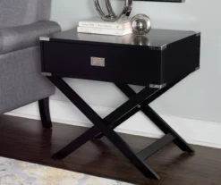 Cami Single Drawer X Base Accent Table -Walker Edison Shop 810543184 A0 7
