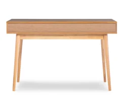 Nate Ash & White 2-Drawer Writing Desk -Walker Edison Shop 810543187 A2 4