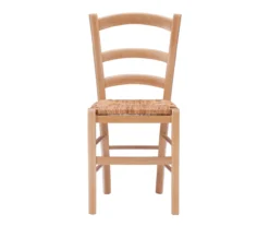Bordeaux Natural Handwoven Ladder Back Side Chairs, 2-Pack -Walker Edison Shop 810543191 A0 3