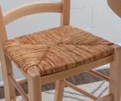 Bordeaux Natural Handwoven Ladder Back Side Chairs, 2-Pack -Walker Edison Shop 810543191 A0 8