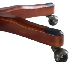 Austin Brown Linen Cow Print Office Chair -Walker Edison Shop 810543224 A8 6