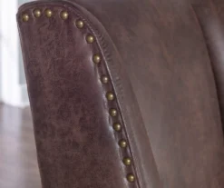 Austin Dark Walnut Upholstered Office Chair -Walker Edison Shop 810543233 A8 7