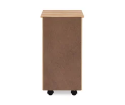 Craft Mate Natural Wood 6-Drawer Rolling Storage Cart -Walker Edison Shop 810543290 5