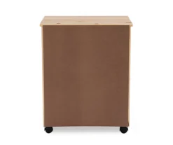 Craft Mate Wide Natural 6-Drawer Rolling Storage Cart 9 Craft Mate Wide Natural 6-Drawer Rolling Storage Cart -Walker Edison Shop 810543296 5