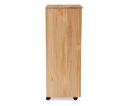 Craft Mate Natural Wood 8-Drawer Rolling Storage Cart -Walker Edison Shop 810543300 5