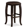 Dallas Brown Cushioned Square Top Bar Stool