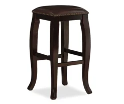 Dallas Brown Cushioned Square Top Bar Stool