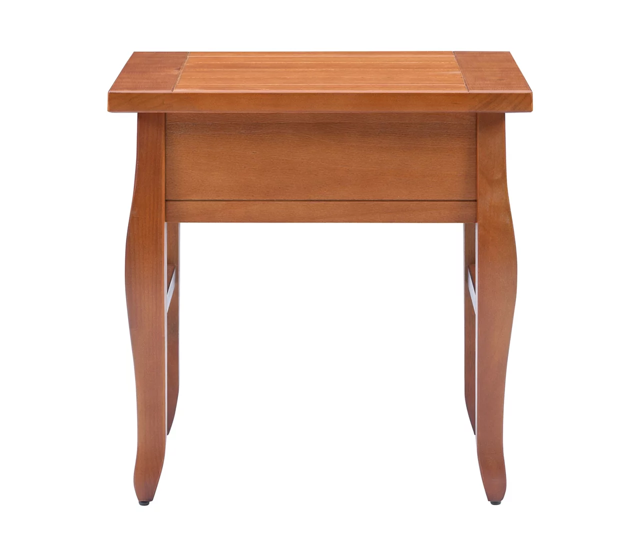 Denver Antique Pine 1-Drawer Curved Leg End Table 9 Denver Antique Pine 1-Drawer Curved Leg End Table - Image 9
