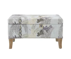 Lisa Palm Tree Storage Ottoman -Walker Edison Shop 810543332 3