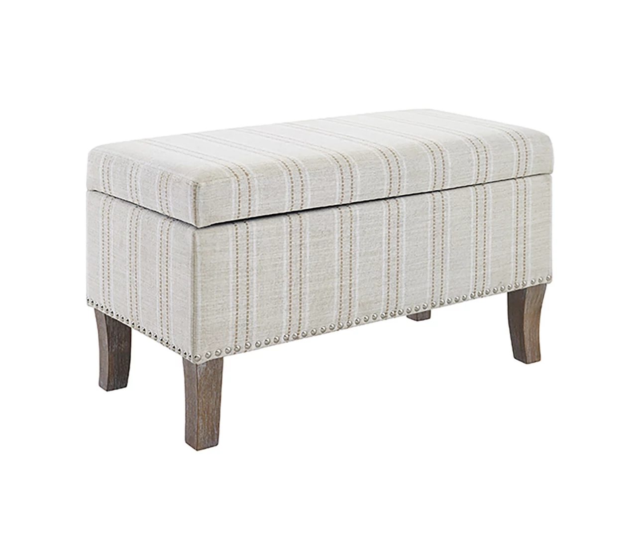 Lisa Railroad Striped Storage Ottoman 1 Lisa Railroad Striped Storage Ottoman