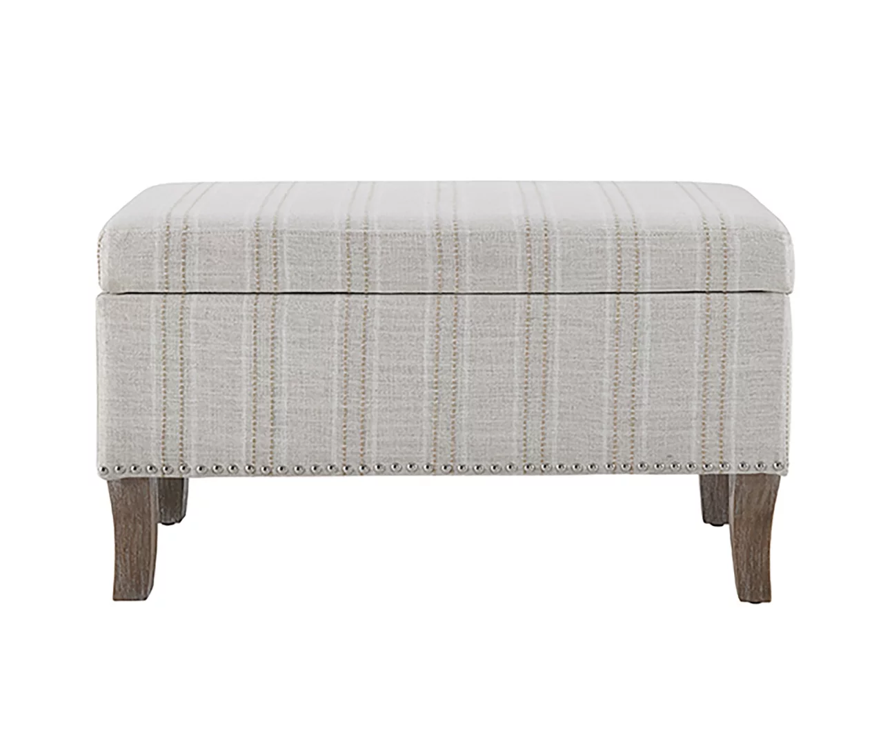Lisa Railroad Striped Storage Ottoman 3 Lisa Railroad Striped Storage Ottoman - Image 3