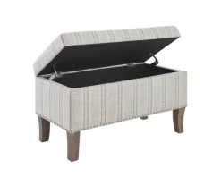 Lisa Railroad Striped Storage Ottoman 8 Lisa Railroad Striped Storage Ottoman -Walker Edison Shop 810543333 4