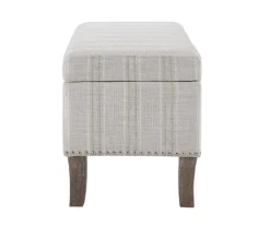 Lisa Railroad Striped Storage Ottoman 9 Lisa Railroad Striped Storage Ottoman -Walker Edison Shop 810543333 5