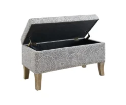 Lisa Seashell Storage Ottoman -Walker Edison Shop 810543334 5