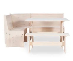 Cape Cod 3-Piece Breakfast Nook Set -Walker Edison Shop 810543352 3