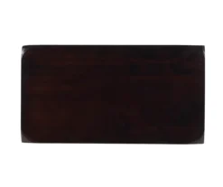 Maury 29" Dark Brown Wooden Saddle Stool 9 Maury 29" Dark Brown Wooden Saddle Stool -Walker Edison Shop 810543378 5