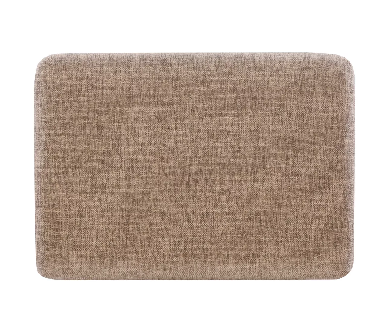 Clark Walnut & Light Brown Upholstered Tweed Backless Counter Stool 7 Clark Walnut & Light Brown Upholstered Tweed Backless Counter Stool - Image 7