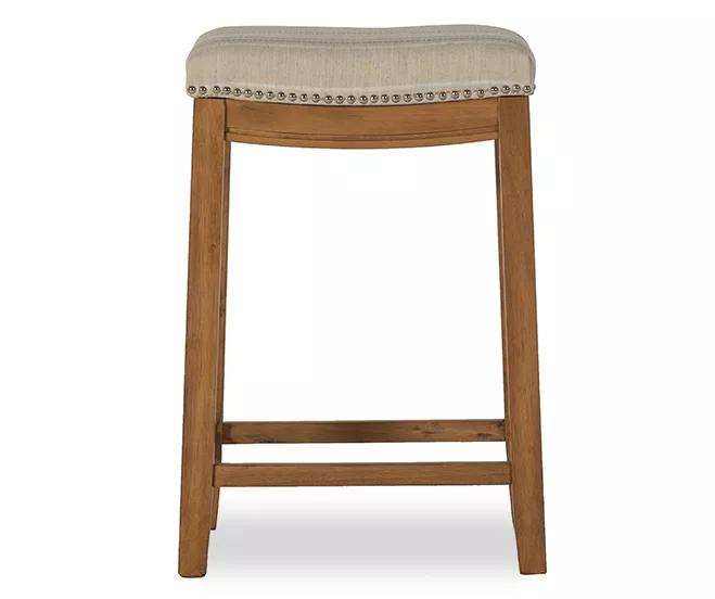 Brooke 26" Backless Nailhead Counter Stool 4 Brooke 26" Backless Nailhead Counter Stool - Image 4