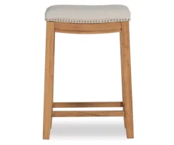 Brooke 26" Backless Nailhead Counter Stool 14 Brooke 26" Backless Nailhead Counter Stool -Walker Edison Shop 810543415 4