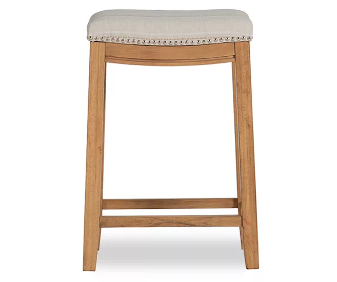 Brooke 26" Backless Nailhead Counter Stool 5 Brooke 26" Backless Nailhead Counter Stool - Image 5