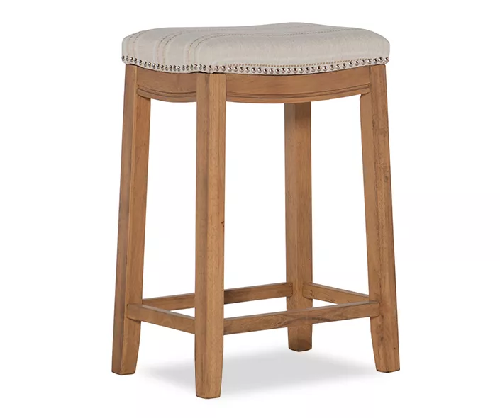 Brooke 26" Backless Nailhead Counter Stool 6 Brooke 26" Backless Nailhead Counter Stool - Image 6