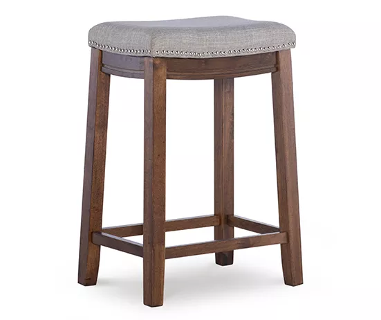 Brooke 26" Backless Nailhead Counter Stool 2 Brooke 26" Backless Nailhead Counter Stool - Image 2