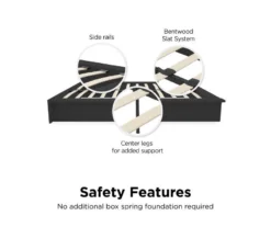 DHP Micah Gray Linen Queen Platform Bed -Walker Edison Shop 810543448 3