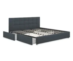 Atwater Living DHP Ryder Linen Upholstered Bed With Storage -Walker Edison Shop 810543641 3