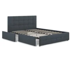 Atwater Living DHP Ryder Linen Upholstered Bed With Storage -Walker Edison Shop 810543642 3