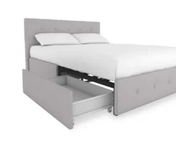 Atwater Living DHP Ryder Linen Upholstered Bed With Storage -Walker Edison Shop 810543649 4