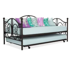 DHP Bradford Bronze Metal Twin Daybed & Trundle