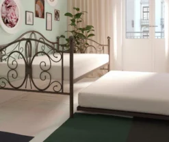 DHP Bradford Bronze Metal Twin Daybed & Trundle 9 DHP Bradford Bronze Metal Twin Daybed & Trundle -Walker Edison Shop 810543701 5