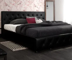 DHP Dana Faux Leather Upholstered Bed With Storage -Walker Edison Shop 810543731 3