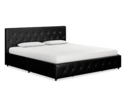 DHP Dana Faux Leather Upholstered Bed With Storage -Walker Edison Shop 810543731 6