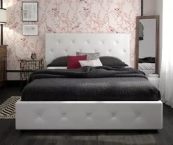 DHP Dana Faux Leather Upholstered Bed With Storage -Walker Edison Shop 810543734 3