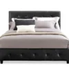 DHP Dana Faux Leather Upholstered Queen Bed