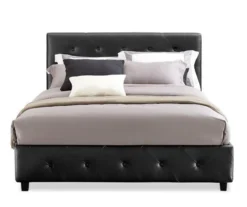 DHP Dana Faux Leather Upholstered Queen Bed