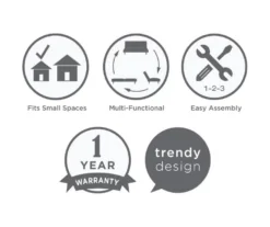 Atwater Living DHP Francis Mid-Century Daybed -Walker Edison Shop 810543742 2