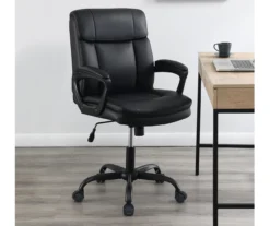 Real Living Faux Leather Office Chair -Walker Edison Shop 810547500