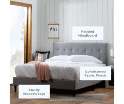 Brookside Cara Square Tufted Platform Bed 25 Brookside Cara Square Tufted Platform Bed -Walker Edison Shop 810547644 810547649 810547659 810547654 2