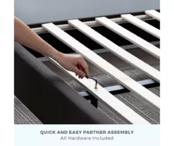 Brookside Amelia Triple Lined Bed -Walker Edison Shop 810547662 810547666 810547597 810547600 5